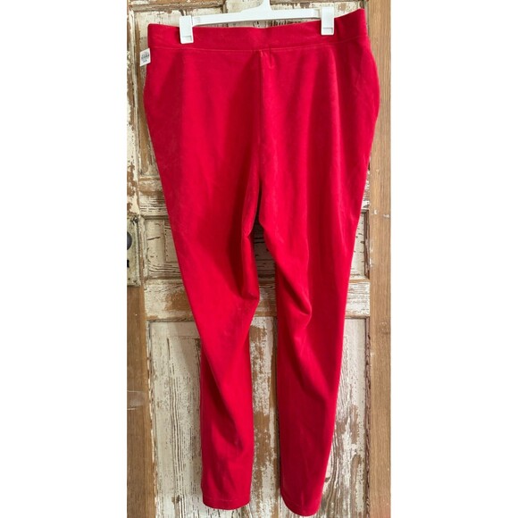 Juicy by Juicy Couture Classic Velour Pants - Red - 2x (20-22) - Picture 2 of 5